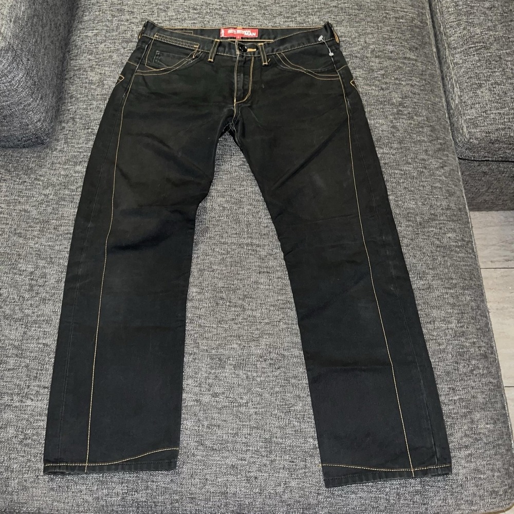 Comme Des Garcons Junya Watanabe MAN X Levi's Jeans Mens 30x26 Black WG-P016